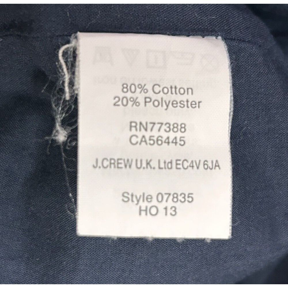 J. Crew Skirt Womens 6 Blue Floral Jacquard Lined Pencil Mini Back Zip Pockets - Picture 12 of 15